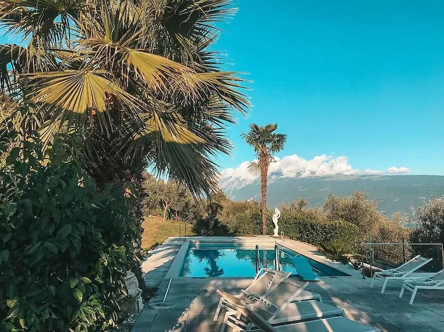 Casa Agave, Ferienhaus Am Gardasee Mit Pool & View Toscolano Maderno